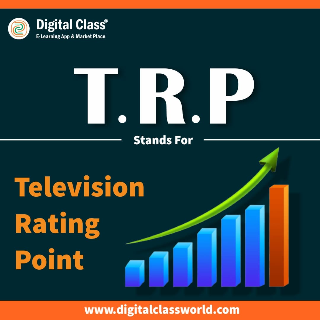 Full Form Of TRP Digital Class E Learning Marketplace